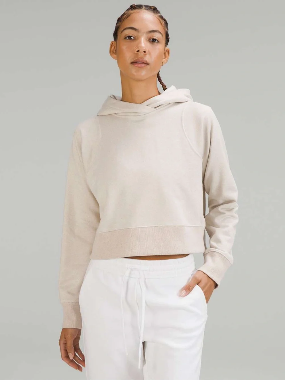 Lululemon Loungeful Cropped Hoodie *Spark NWOT - Picture 1 of 7